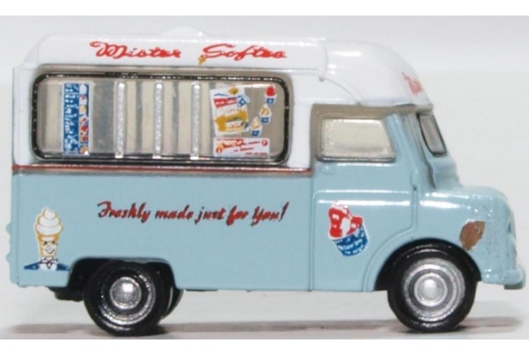 Oxford Diecast NCA021 Bedford CA Ice Cream Van Mr Softee Offside