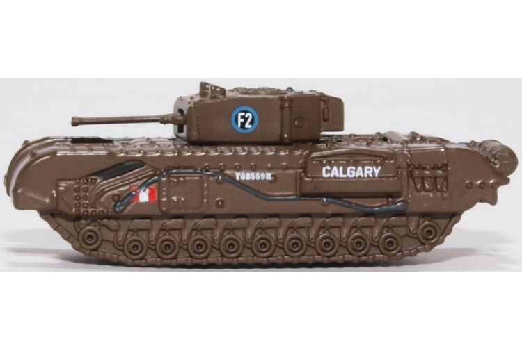 Oxford Diecast NCHT002 Churchill Tank 1st Canadian Army Brg Dieppe 1942 Nearside