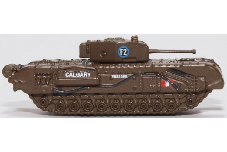 Oxford Diecast NCHT002 Churchill Tank 1st Canadian Army Brg Dieppe 1942 Offside