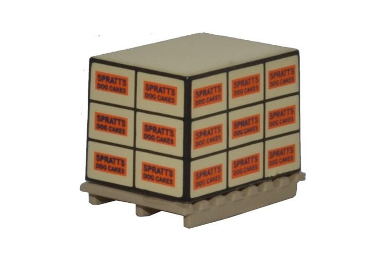 Oxford Diecast 76ACC003 Spratts Dog Cakes 4 pack pallet load