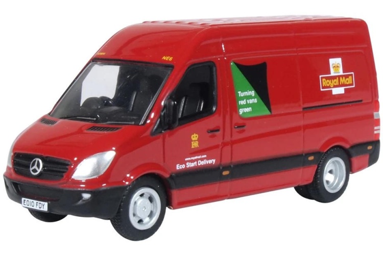 Oxford Diecast 76MSV003 Mercedes Sprinter Van Royal Mail