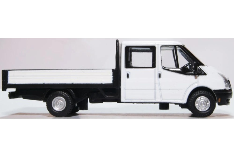 Oxford Diecast 76tpu005 White Ford Transit Dropside