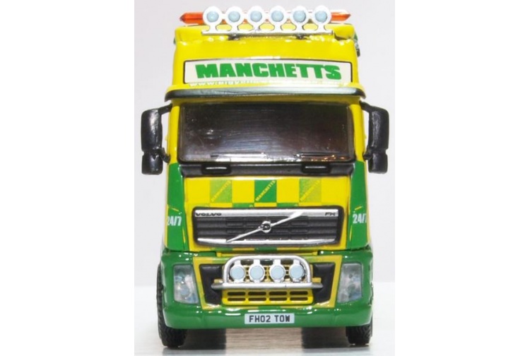 Oxford Diecast 76VOL08REC Volvo FH Boniface Recovery Truck front