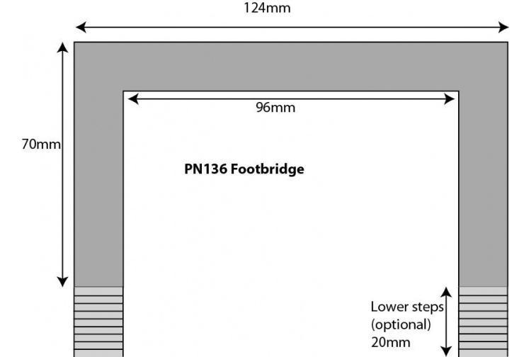 Metcalfe PN136 Footbridge plan