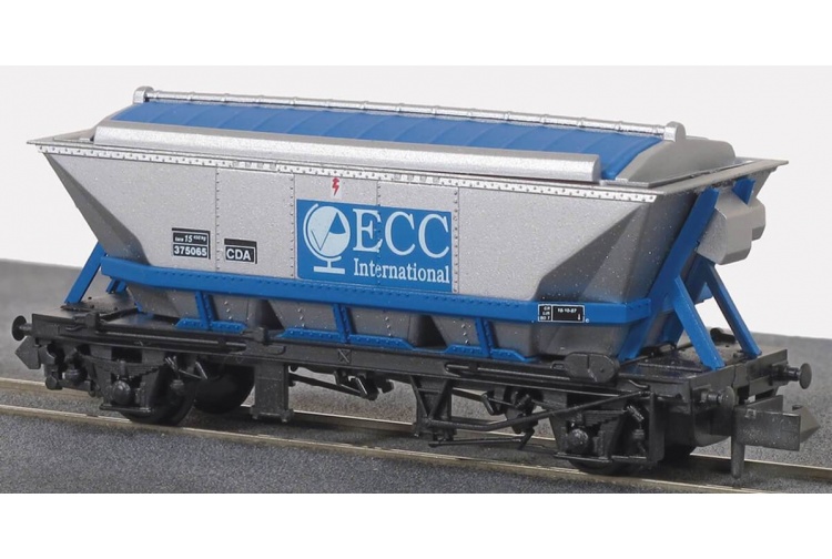Peco NR-305 N Gauge China Clay Hopper Wagon ECC Blue