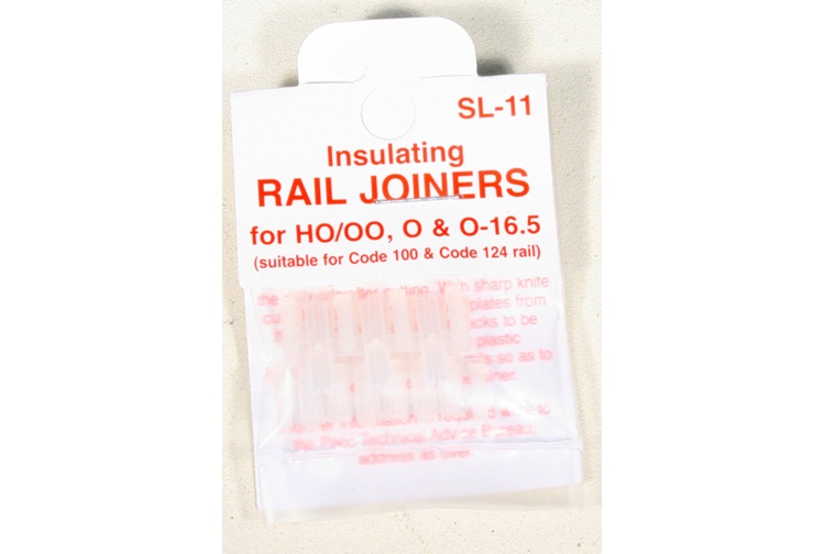 Peco SL-11 Rail Joiners Insulated For Code 100 Rail Package