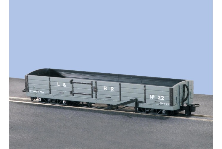 Peco GR-230 Great Little Trains OO-9 Bogie Open Wagon L and B Livery No. 22