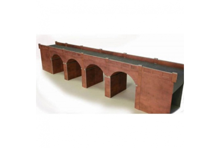 Metcalfe PO240 Double Track Red Brick Viaduct Card Kit