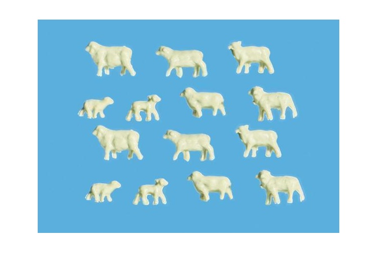 Modelscene 5177 N Gauge Sheep and Lambs Set