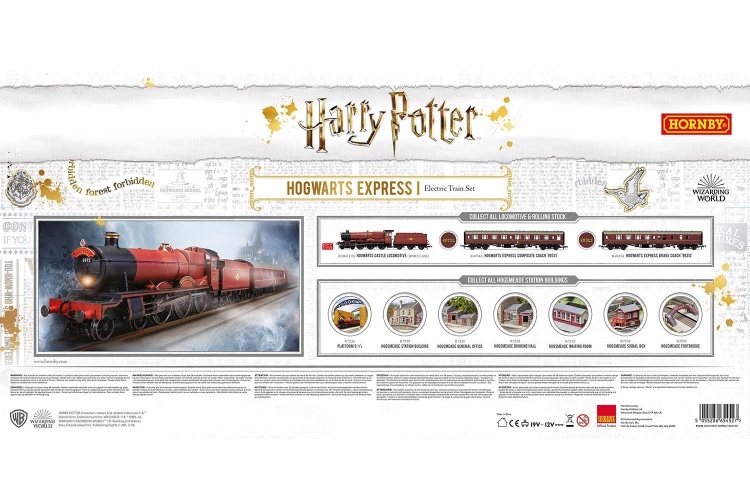 Hornby R1234M Hogwarts Express Train Set boxb
