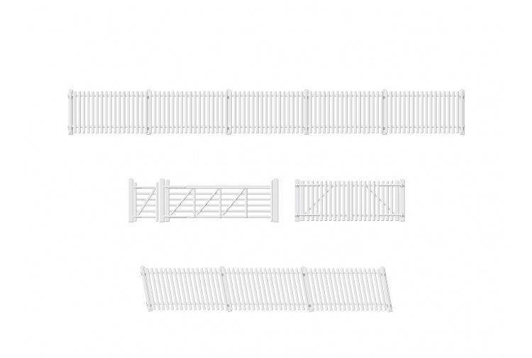 Ratio 420 GWR White Station Fencing
