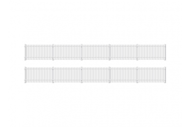 Ratio 421 GWR White Station Fencing