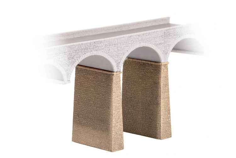Ratio 254 Two Stone Viaduct Piers N Gauge Plastic Kit