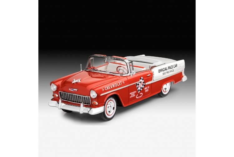 Revell 07686 1955 Chevy Indy Pace Car assembled