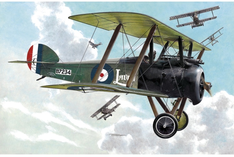 Roden 053 Sopwith F.I Camel (w/Bentley) 1:72 Scale Model Aircraft Kit