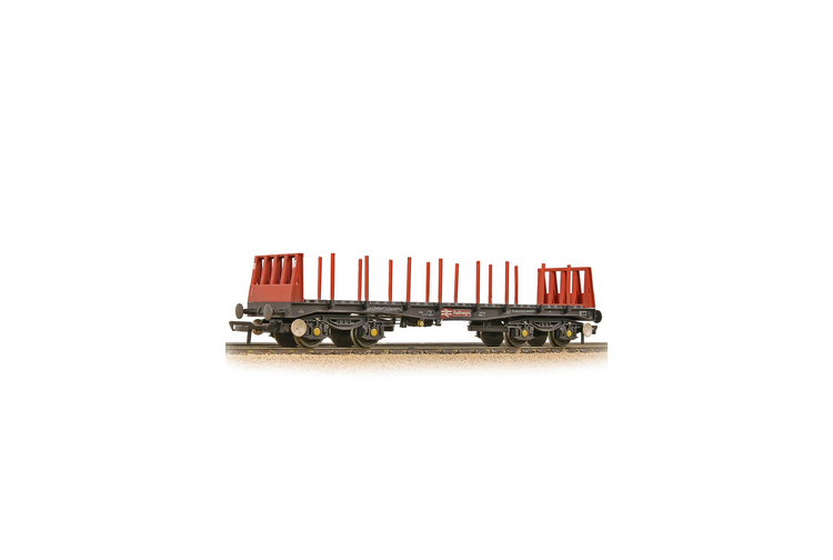 Bachmann Branchline 38-351B BR BAA Steel Carrier Wagon BR Railfreight Red [W, WL]