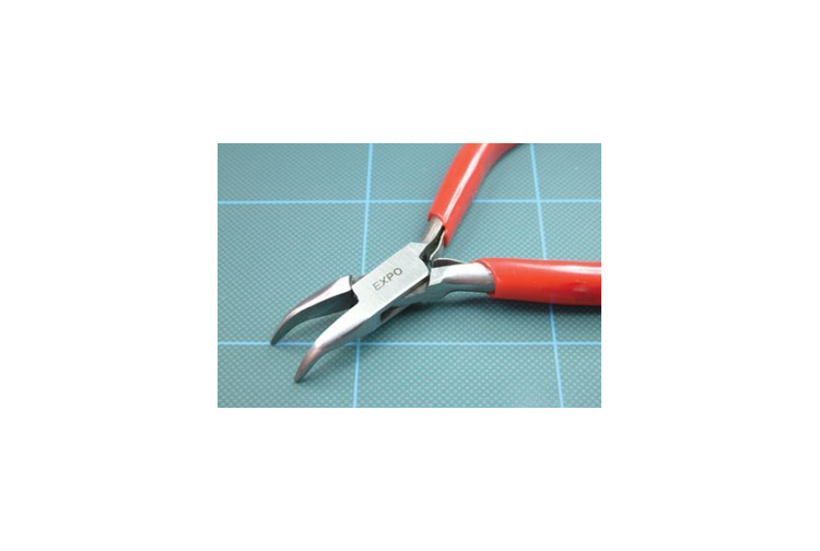  ExpoTools 75565 Curved Nose Pliers with Plain Jaws