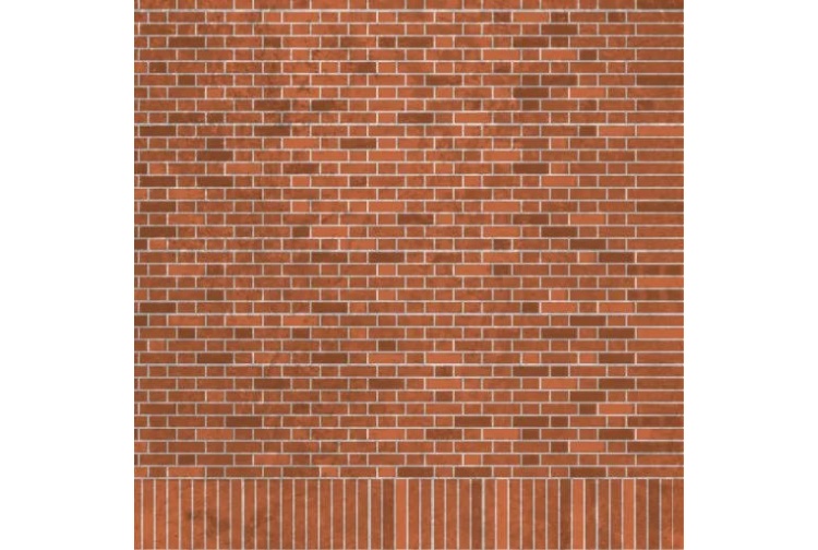 SuperQuick SQD01 Red Brick Textured OO Scale Model Building Paper (Pack of 6 sheets)