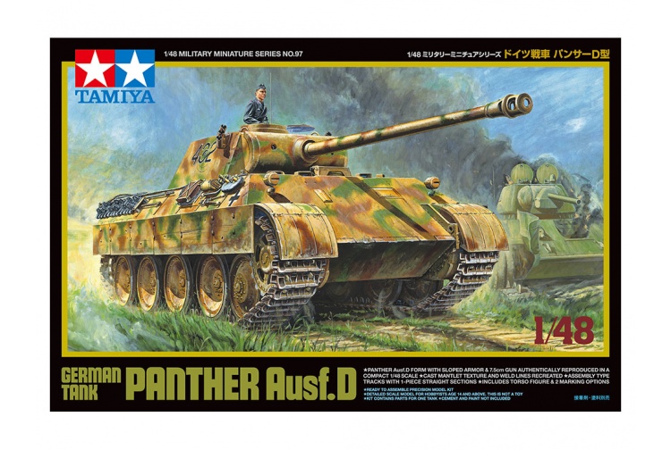 Tamiya 32597 German Tank Panther Ausf.D Package