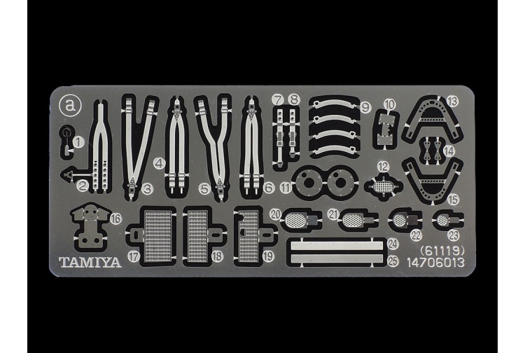 Tamiya 61119 Supermarine Spitfire Mk.I Etched Parts