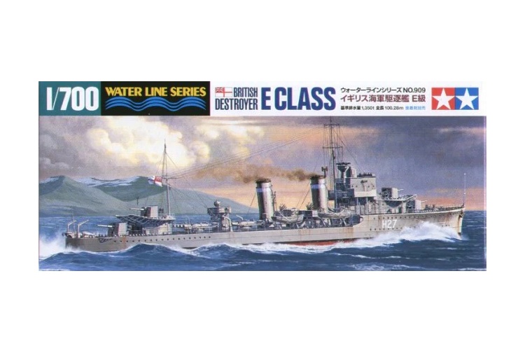 Tamiya 31909 British E Class Destroyer 1:700 Scale Plastic Kit