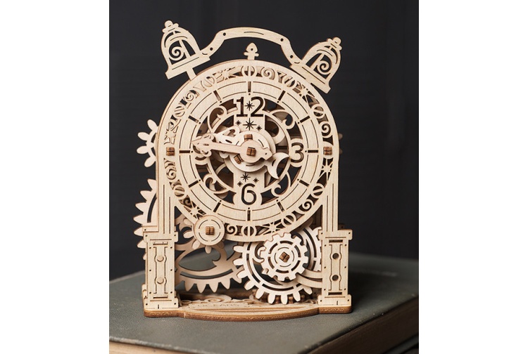 Ugears 70163 Vintage Alarm Clock Completed