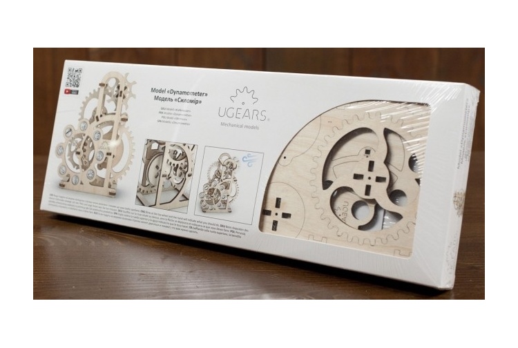 UGears Dynamometer Mechanical Model Kit Package Front
