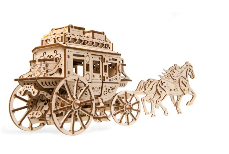 Ugears UG70045 Model Stagecoach Rear Right