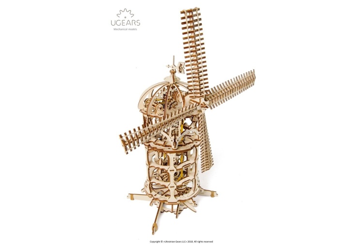 Ugears UG70055 Model Tower Windmill Front Left