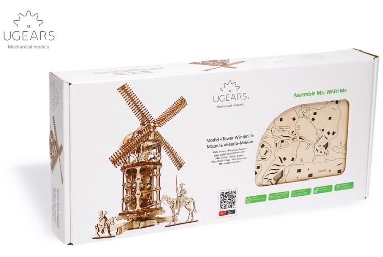 Ugears UG70055 Model Tower Windmill Package