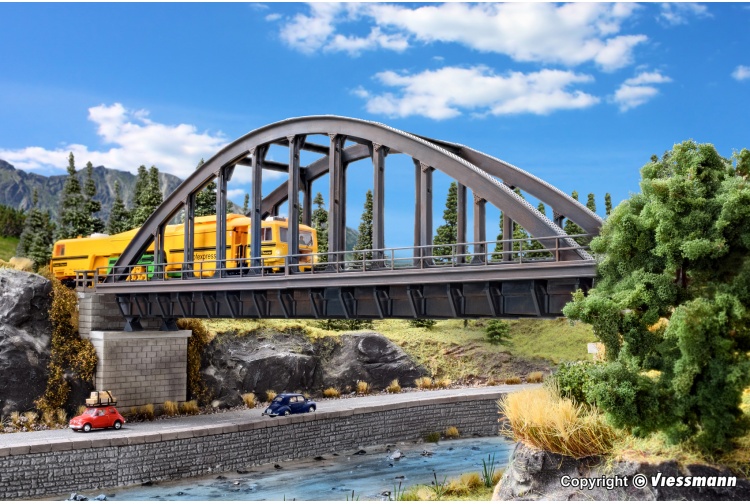 Vollmer 42553 Steel Arched Bridge Example Layout