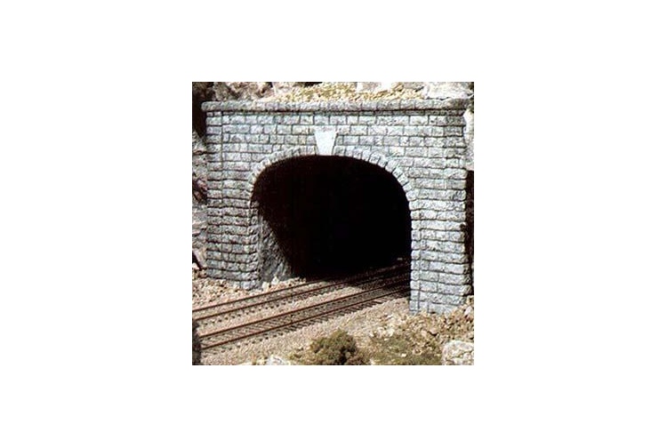 Woodland Scenics C1157 N Gauge Cut Stone Double Track Tunnel Portals