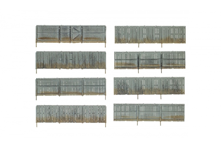 Woodland Scenics A2985 HO Gauge Privacy Fence Contents