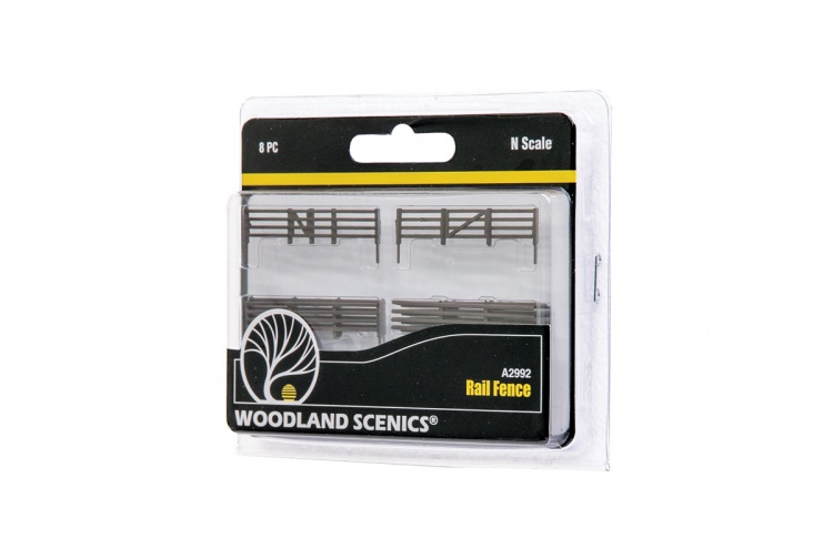 Woodland Scenics A2992 N Gauge Rail Fence Package