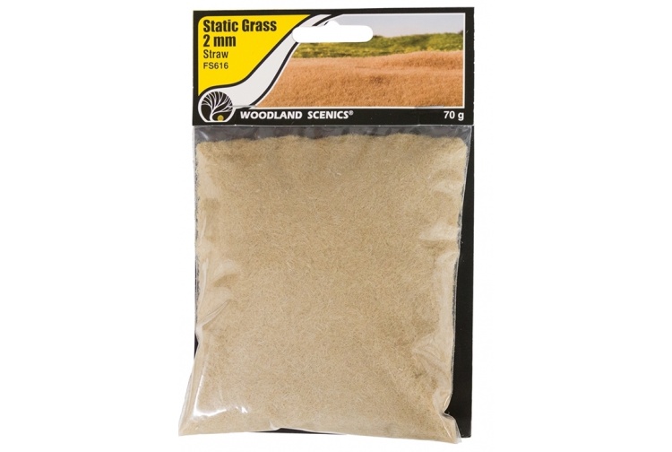 Woodland Scenics FS616 2mm Static Grass Straw