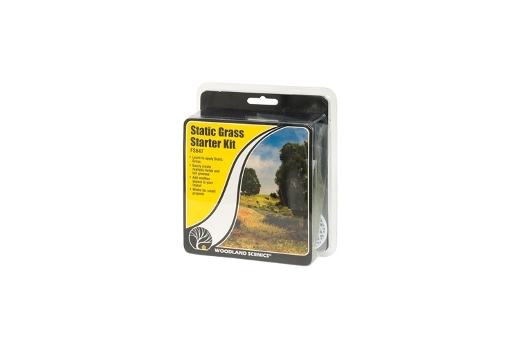 Woodland Scenics FS647 Static Grass Starter Kit Package