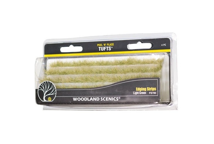Woodland Scenics FS780 Light Green Edging Strips Package