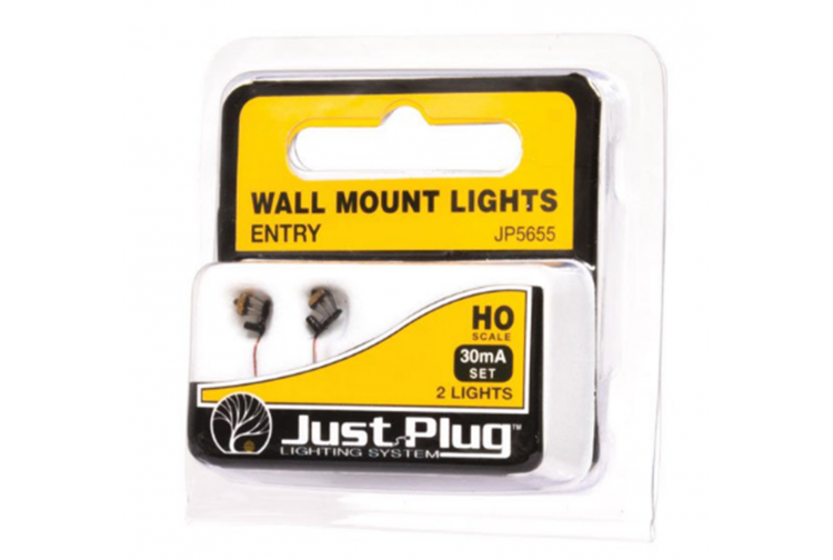 Woodland Scenics WJP5655 Entry Wall Mount Lights Package