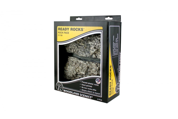 Woodland Scenics C1138 Rock Face Ready Rocks pack