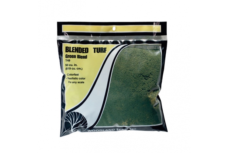 Woodland Scenics T49 Blended Turf Green (Bag)