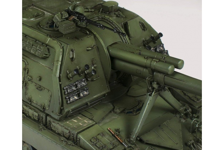 Zvezda 3630 Russian 125 mm Self-propelled Howitzer MSTA-S Gun Details