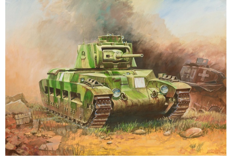zvezda-z6171-british-infantry-tank-matilda-mk-ii-1-100-scale