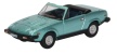 Oxford Diecast 76TR7002 Triumph TR7 Convertible Persian Aqua Metallic
