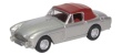 Oxford Diecast 76AMDB2004 Aston Martin Db2 MkIII DHC Snow Shadow Silver
