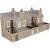 Metcalfe PN177 Low Relief Terraced House Backs N Gauge Card Kit