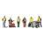 Bachmann 36-411 Modern Street Scene 6 Figure Set