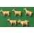 Springside A2 OO Scale Whitemetal Cats & Dogs (Pack of 4)