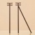 Auhagen 43586 TT Scale Telegraph Posts (pack of 12)