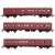 EFE Rail E86014 LSWR Cross Country 3-Coach Pack BR Crimson