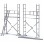 Busch 1373 OO / HO Scale Aluminum Scaffolding (Pack of 2)
